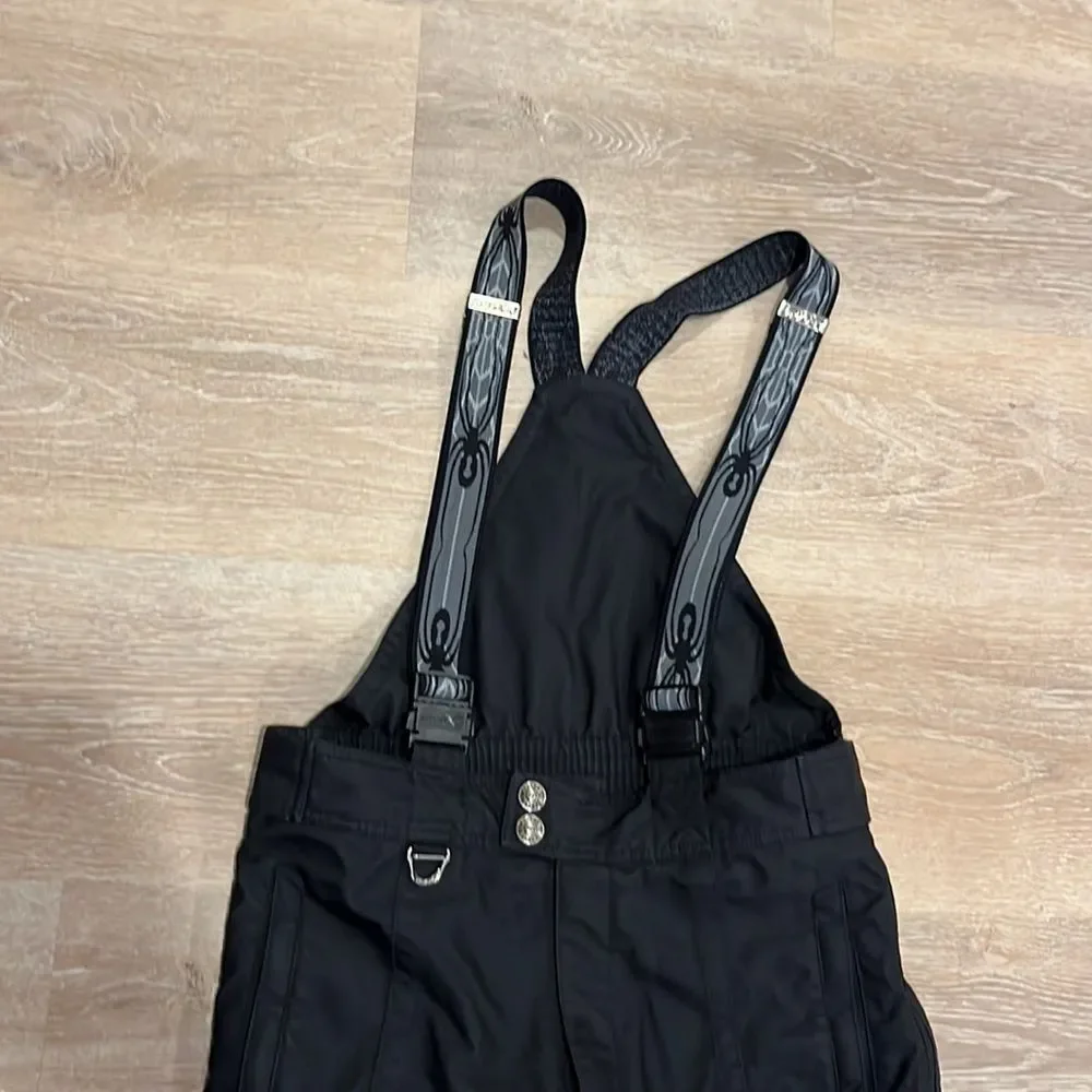 Spyder XT Thinsulate Black Snowboard Pants with Suspenders